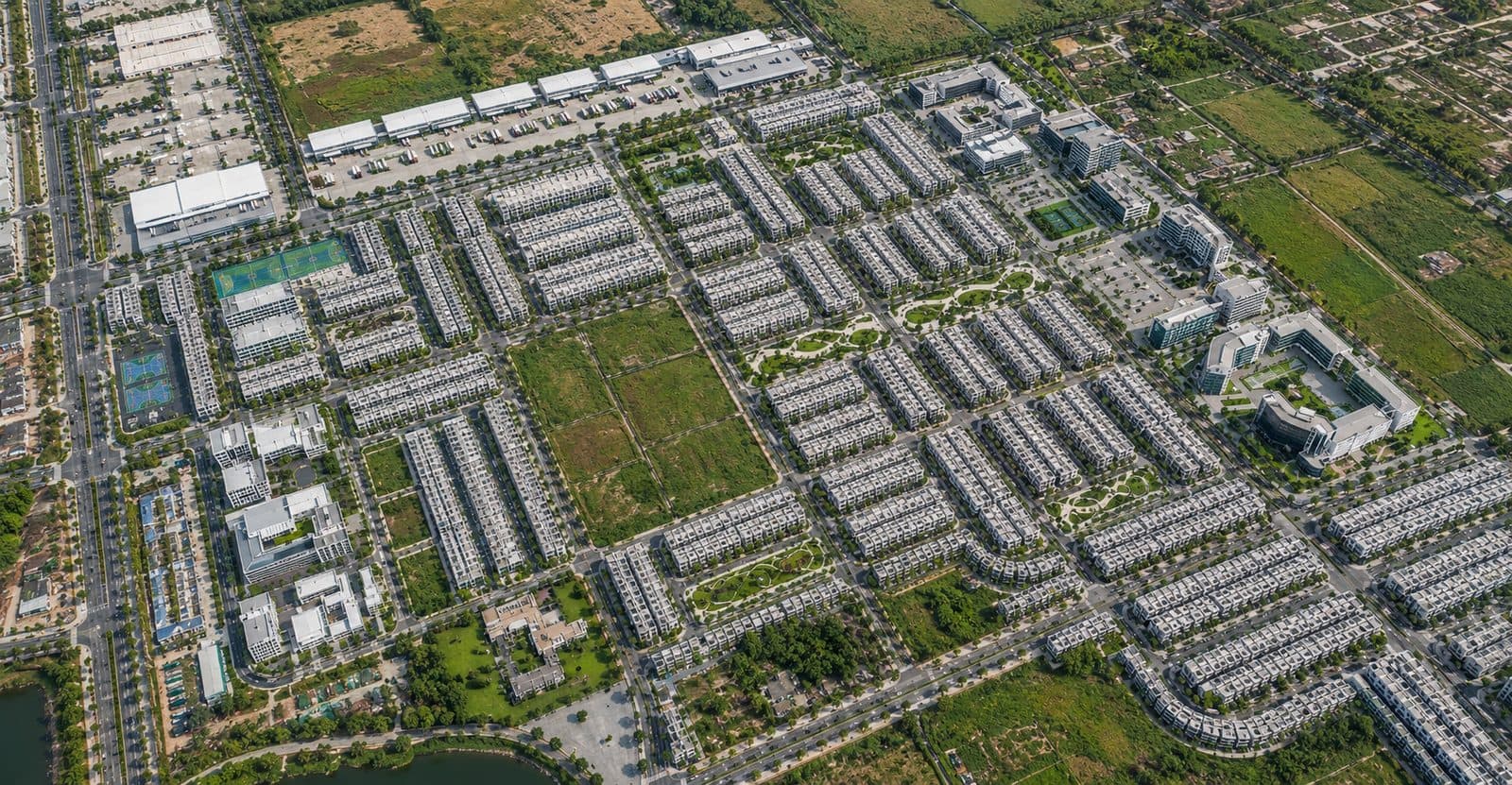 Phối cảnh tổng thể khu đô thị