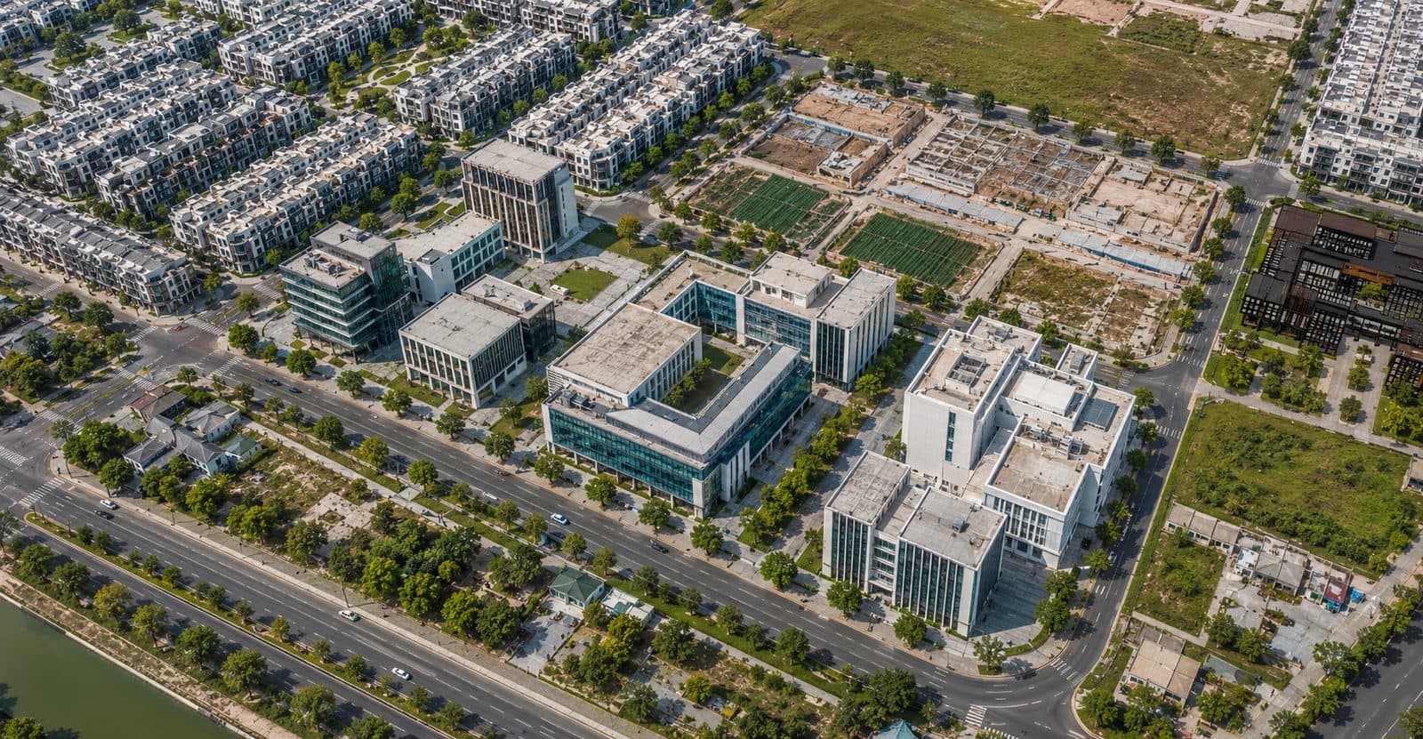 Phối cảnh tổng thể khu đô thị